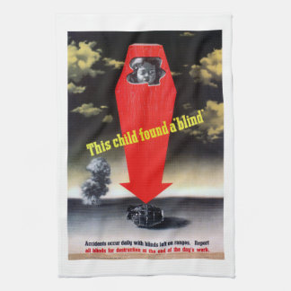 This Child Found a Blind Tea Towel