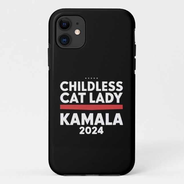 This Childless Cat Lady is Voting Kamala 2024 Case-Mate iPhone Case (Back)