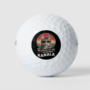 This Childless Cat Lady is Voting Kamala Golf Balls
