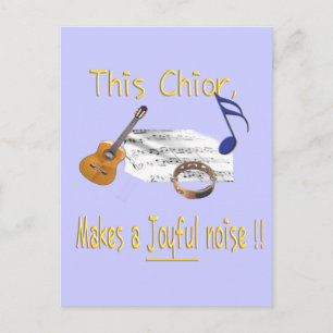 This Choir Makes a Joyful noise Postcard