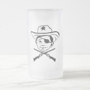 This Christmas, I shot my eye out! Frosted Glass Beer Mug