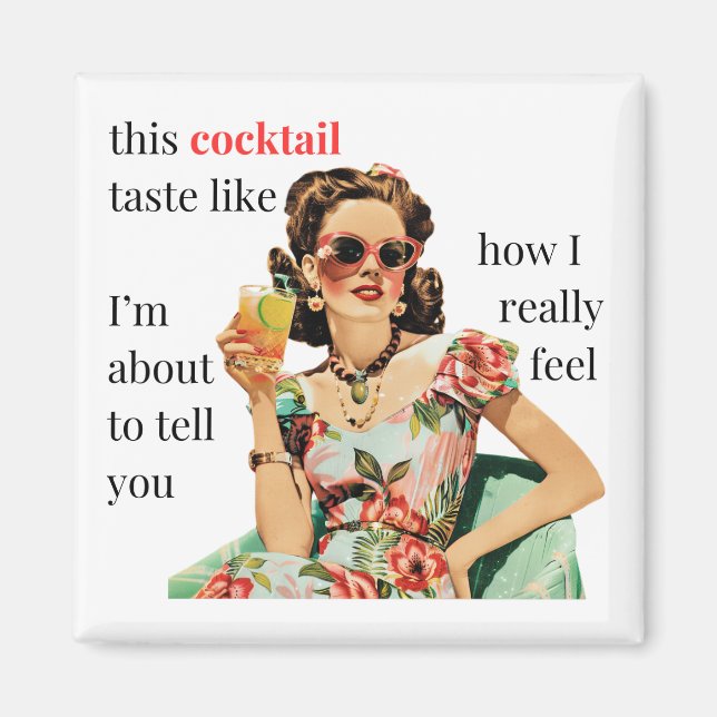 This Cocktail Taste Like Magnet (Front)