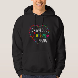 This colourful autism heart made with puzzle piece hoodie