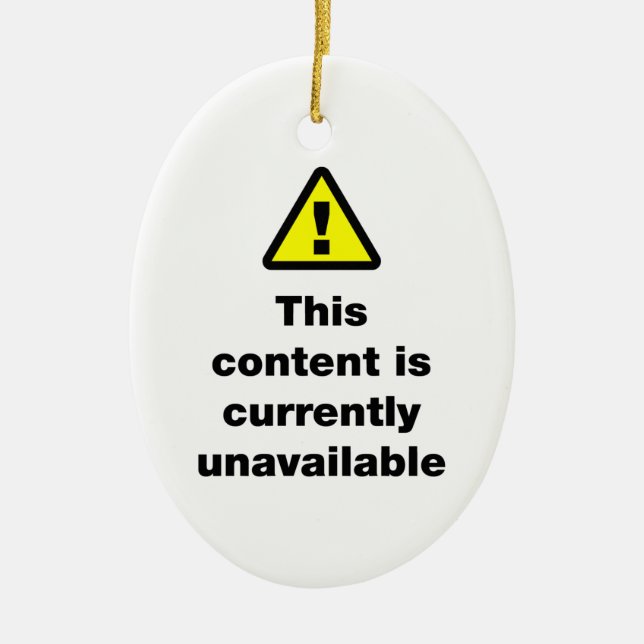⚠ This Content Is Currently Unavailable Ceramic Tree Decoration (Front)