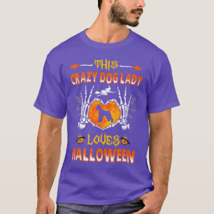 This Crazy Dog Lady Giant Schnauzer Loves Hallowee T-Shirt