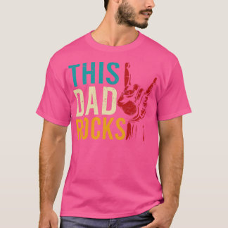 This Dad Rocks Best Dad Father Rock And Roll T-Shirt