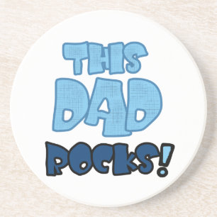 This Dad Rocks Gifts Coaster