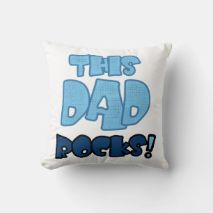 This Dad Rocks Gifts Cushion