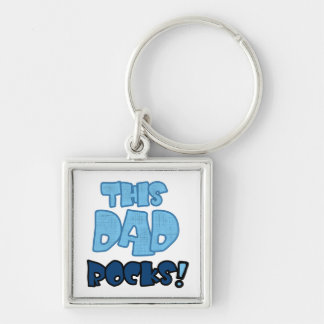 This Dad Rocks Gifts Key Ring