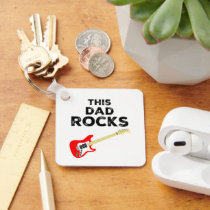 This Dad Rocks Key Ring
