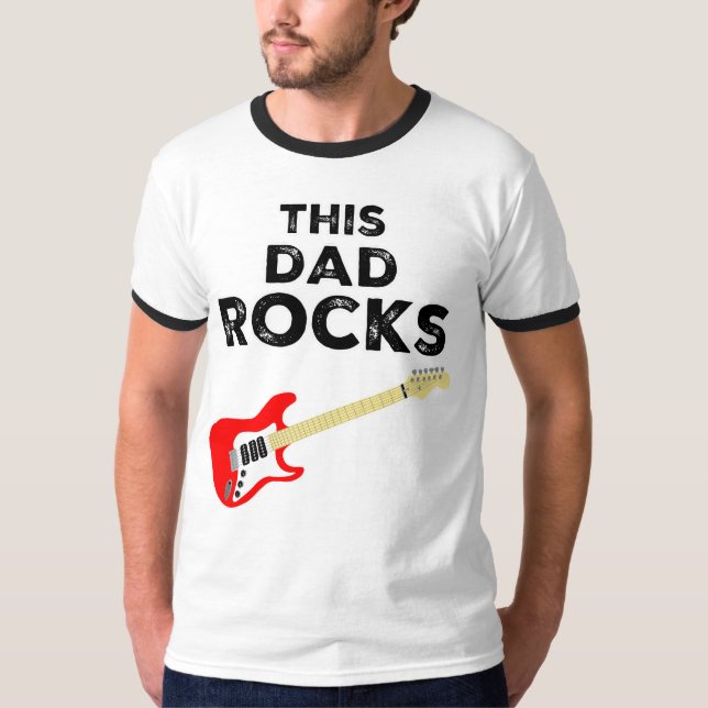 This Dad Rocks T-Shirt (Front)