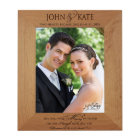 This Day I Will 8x10 Wooden Wedding Picture Frame