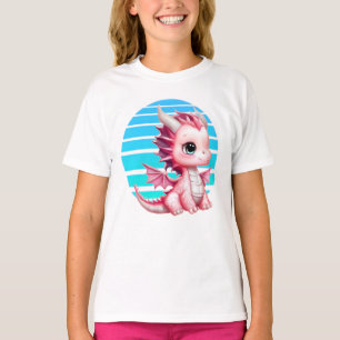 This design features a cute pink dragon with big b T-Shirt