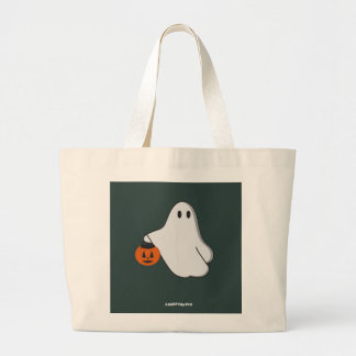 This design is perfect for Halloween lovers Large Tote Bag