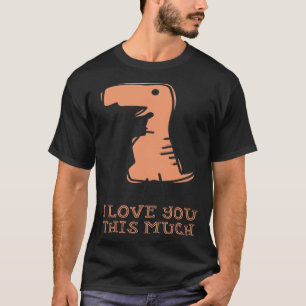 This Dinosaur I love You  Cute  for Kids Adults T-Shirt
