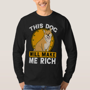 This Dog will Make You Rich Cryptocurrency Crypto  T-Shirt