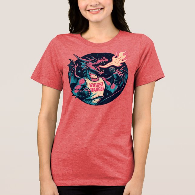 This Dragon Spits Fire Tri-Blend Shirt (Front)