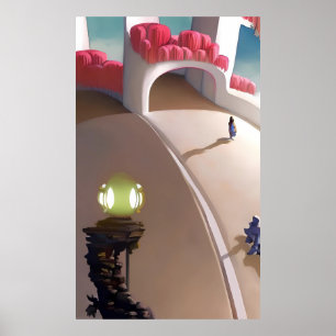 This Dreaming Is Her Trip, Not Her Destination Art Poster