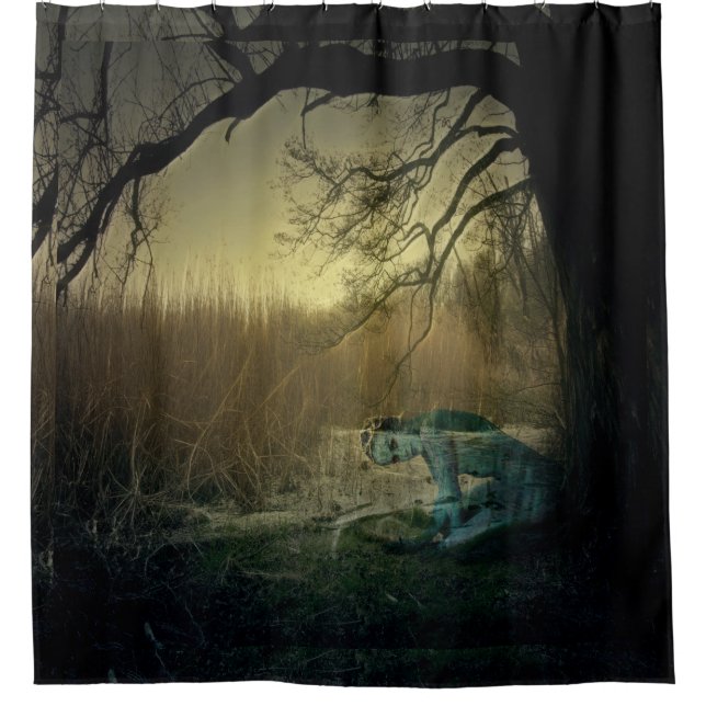 This Elve Shower Curtain (Front)