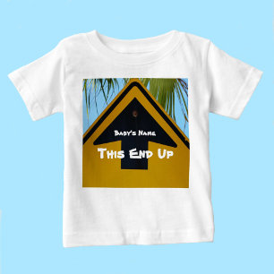 This End Up Arrow Funny Cute First Baby T-Shirt