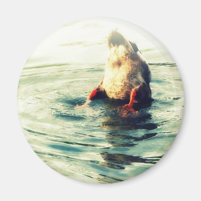 This End Up! Duck Butt Magnet (Front)