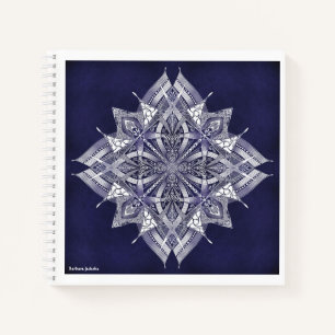 "This Exhalted Moment" Mandala Spiral Notebook