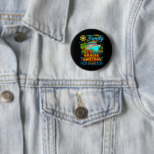 This Family Cruise Has No Control 2026 Vacation 6 Cm Round Badge