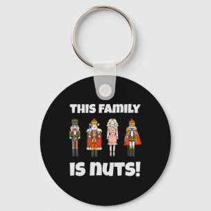 This Family Is Nuts Nutcracker Squad Matching Xmas Key Ring