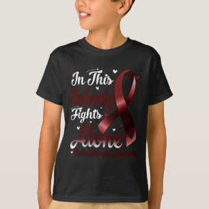 This Family Nobody Fight Alone Brain Aneurysm Awar T-Shirt