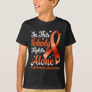 This Family Nobody Fight Alone Leukaemia Awareness T-Shirt