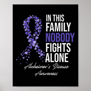 This Family Nobody Fights Alone Alzheimerheimer Br Poster