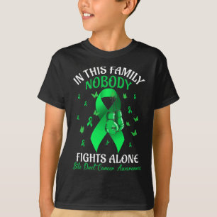 This Family Nobody Fights Alone Bile Duct Cancer A T-Shirt