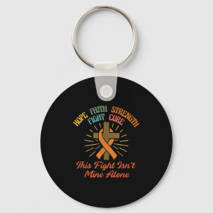 This Fight Isnt Mine Alone Leukaemia Awareness Chr Key Ring