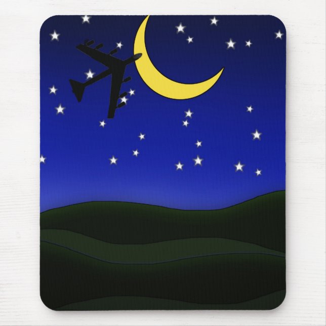 this flight tonight  mousepad (Front)