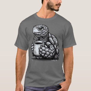 this funny and cute design features a green tortoi T-Shirt