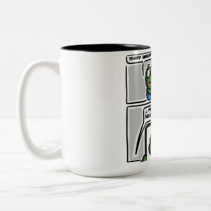 This funny comic-style meme design Mug