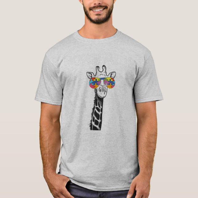 This funny graphic design features giraffe with co T-Shirt (Front)
