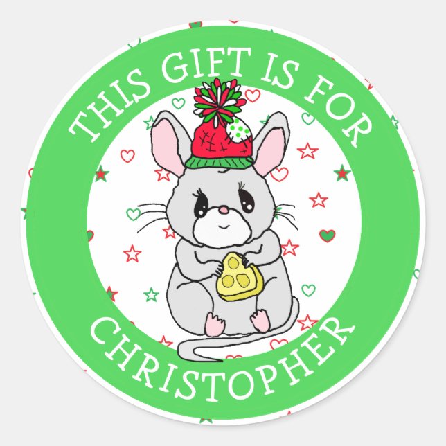 This Gift is for Christmas Gift Tag (Front)