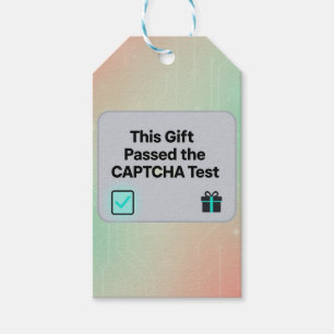 This Gift Passed the CAPTCHA Test   Funny AI Gift Tags