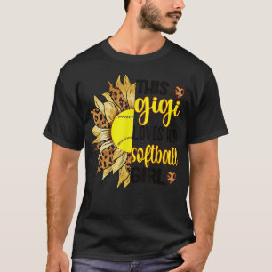 This Gigi Loves Her Softball Girl Softball Grandma T-Shirt