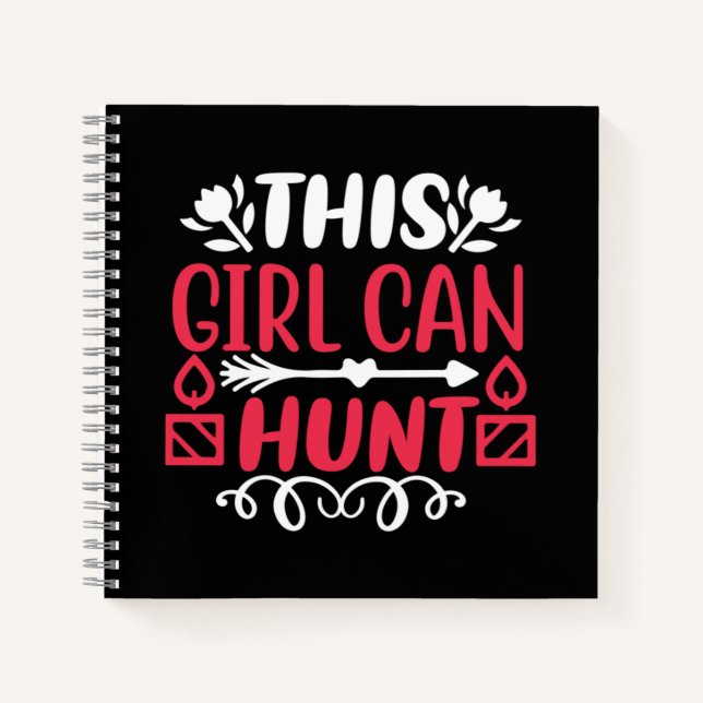 This Girl Can Hunt Essential Notebook (Front)