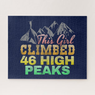 This Girl Climbed 46 High Peaks Jigsaw Puzzle