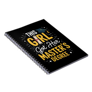 This Girl Got Her Masters Degree Graduation 2026 Notebook
