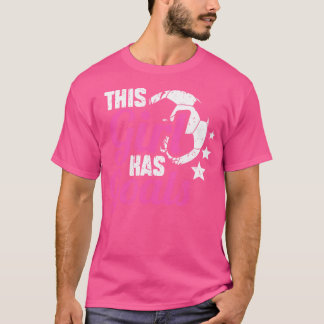 This Girl Has Goals Funny Women Football Player T-Shirt