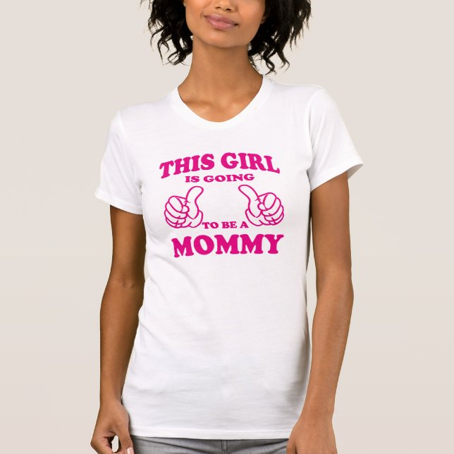 This Girl is going to be a Mummy Tanktops & Tshirt (Front)