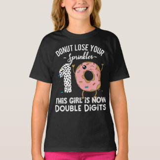 This Girl is Now Double Digits Shirt 10th Birthday