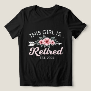 This Girl Is Retired Est. 2025 Retirement Mom Tri-Blend Shirt