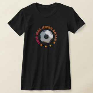 This Girl Kicks Balls Funny Female Soccer Athlete T-Shirt