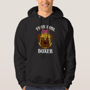 This Girl Loves Boxer Cute Boxer Dog 1 Hoodie