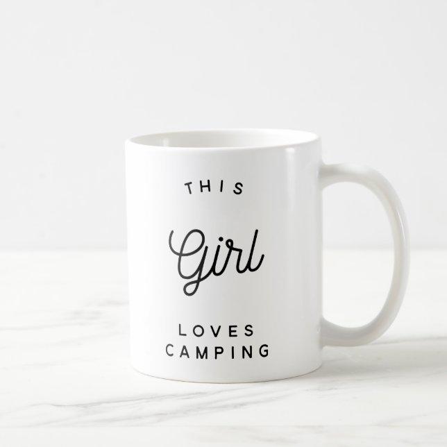 This Girl Loves Camping - Camping Mugs (Right)